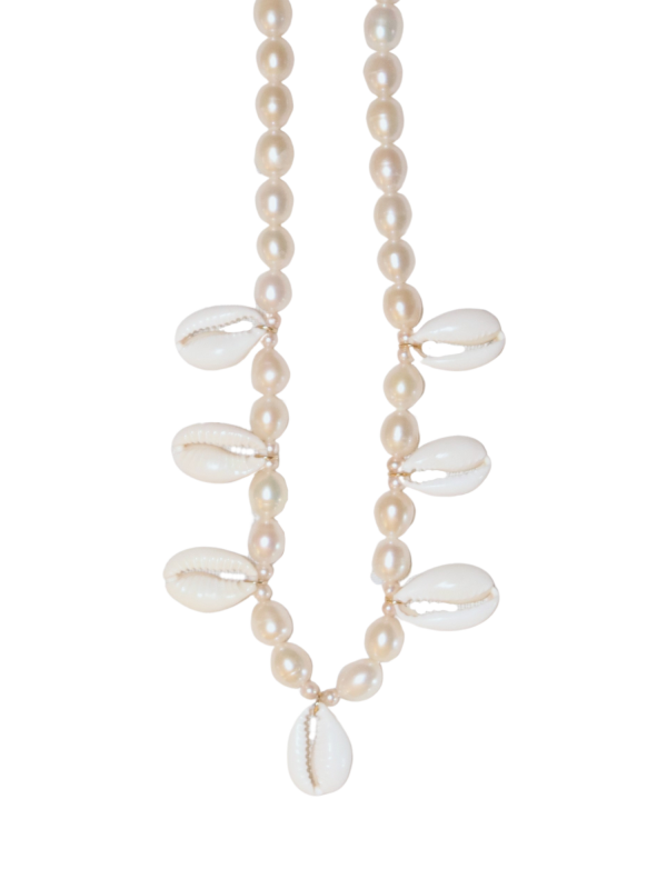 Tamarin Pearl and Shell Necklace - Image 2