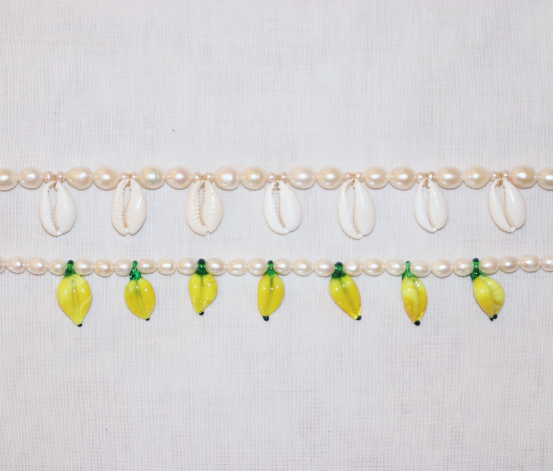 Tamarin Pearl and Shell Necklace - Image 6