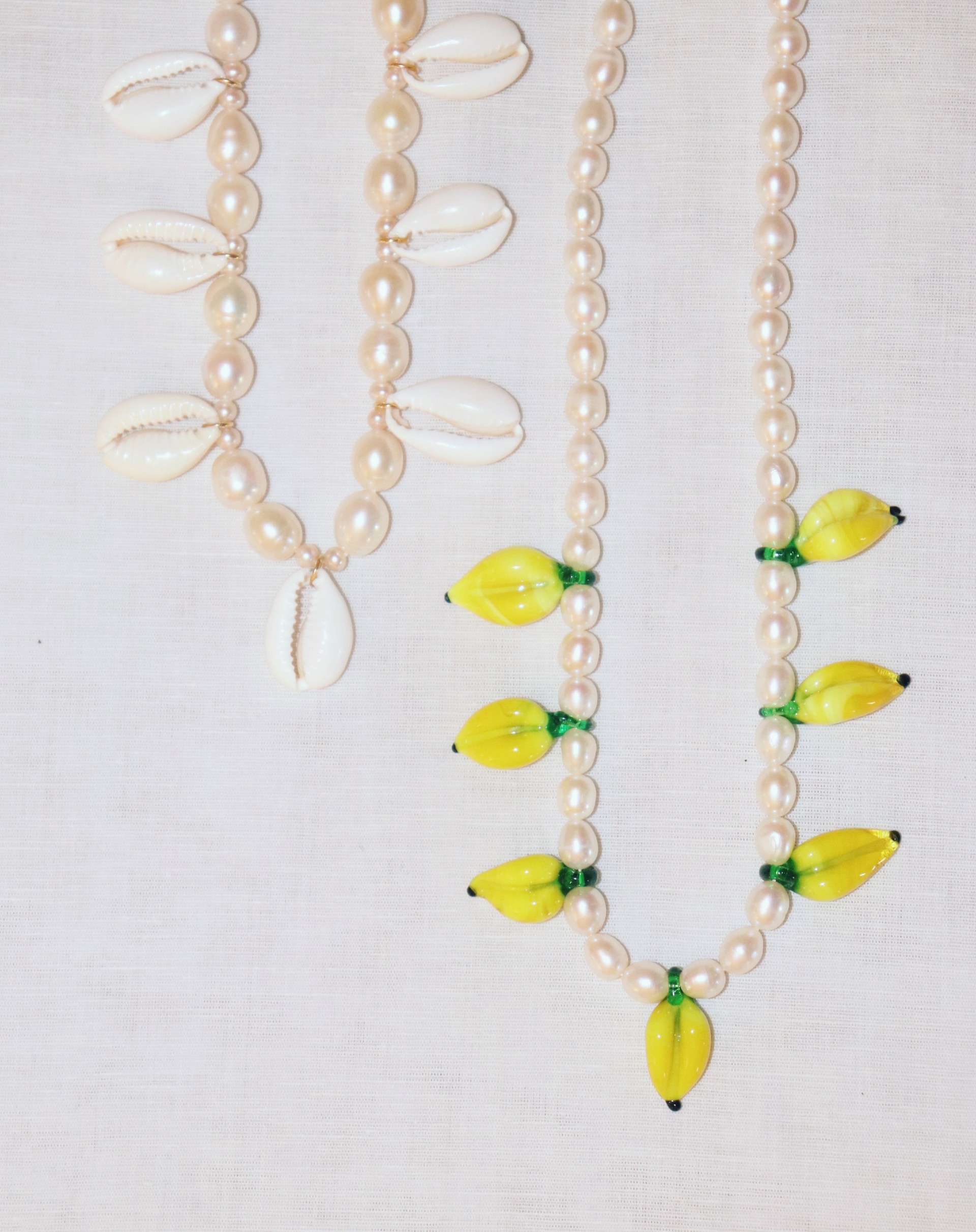 Tamarin Pearl and Shell Necklace - Image 3