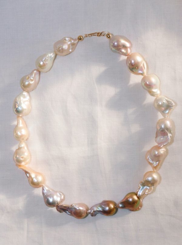 Angelina Baroque Pearl Necklace - Image 2