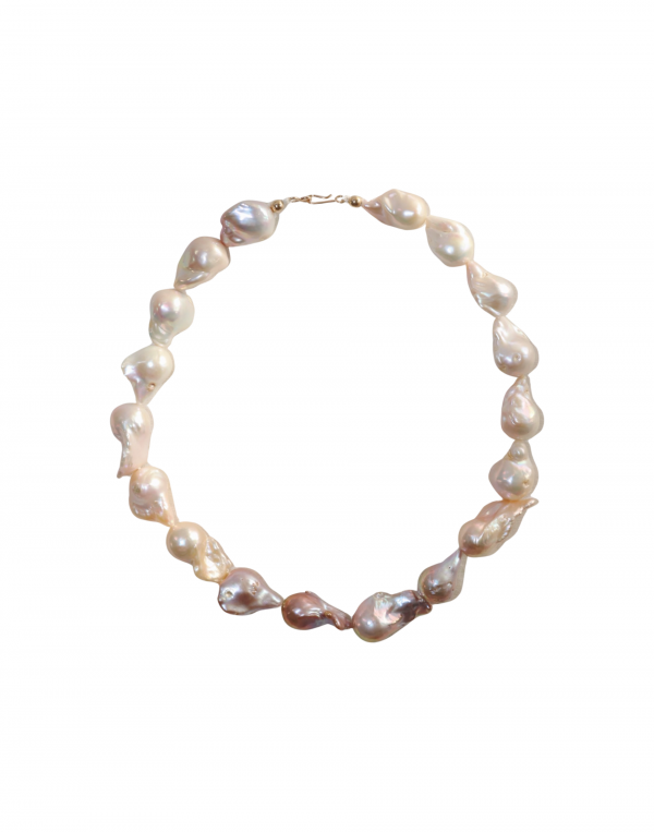 Angelina Baroque Pearl Necklace - Image 3