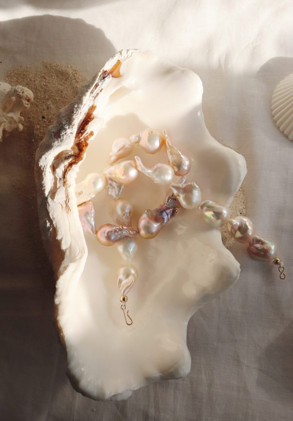 Angelina Baroque Pearl Necklace - Image 6