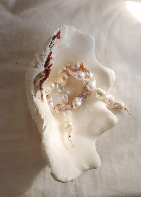 Angelina Baroque Pearl Necklace - Image 7