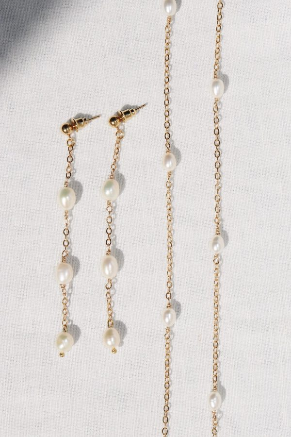 Floating Pearl Earrings - Image 5