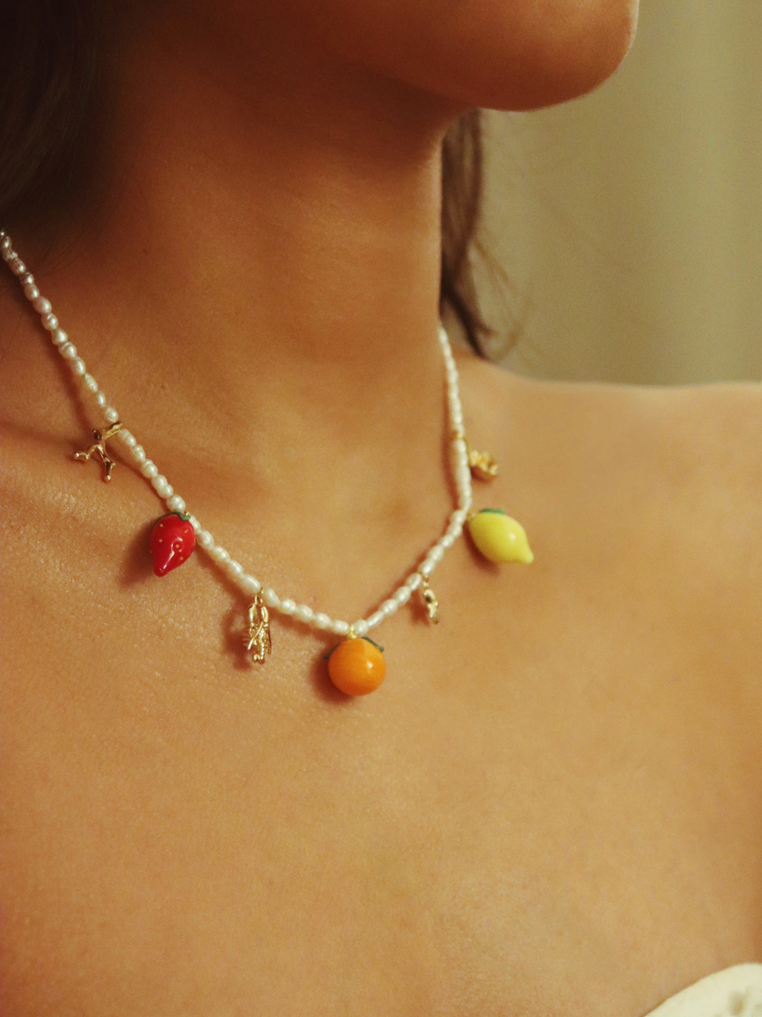 Lucia Charm Necklace - Image 3