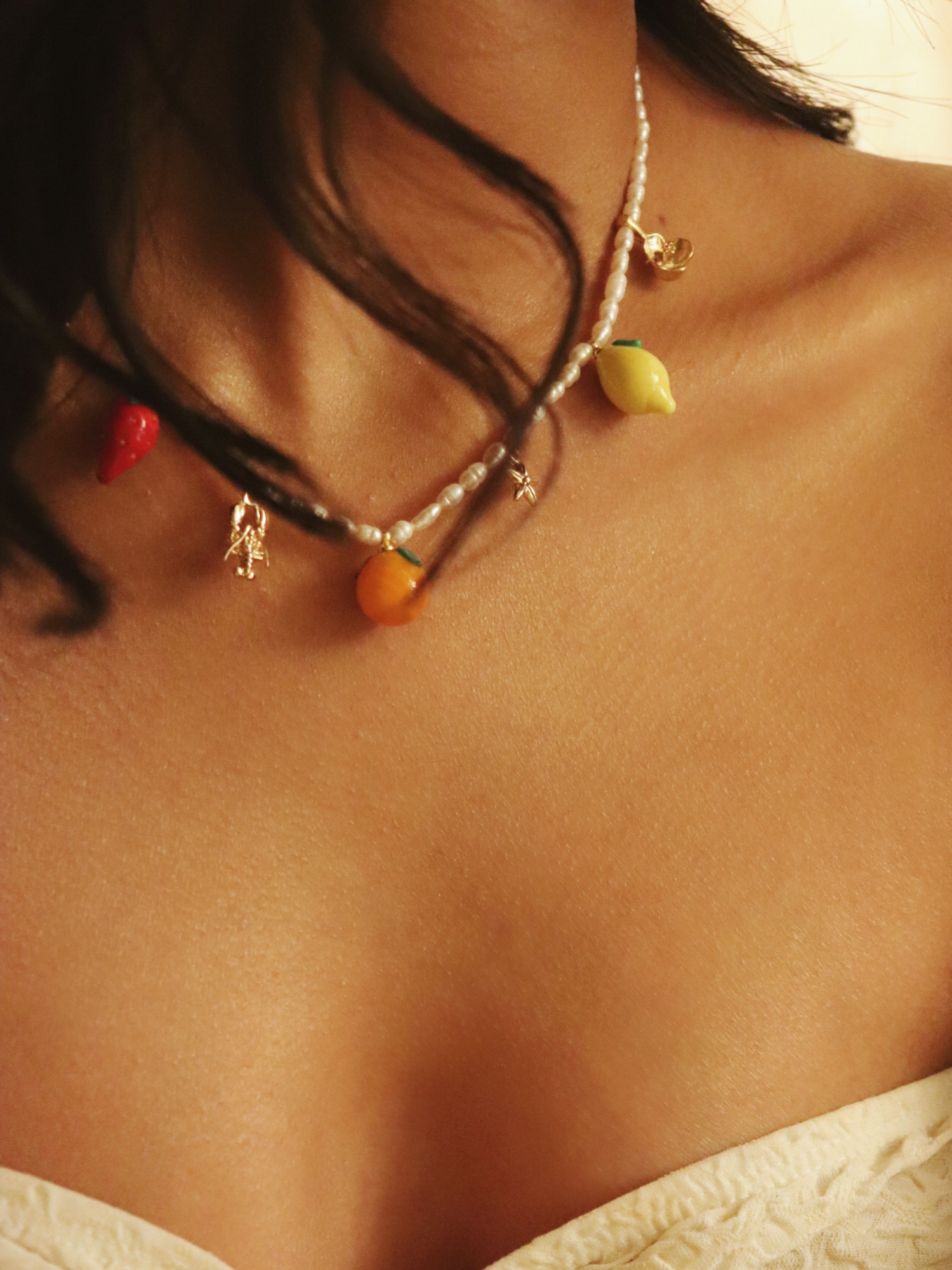 Lucia Charm Necklace